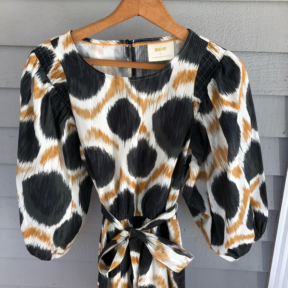 Maeve Mini Dress Pouff Poplin Polka Dot Destin US XS - Picture 5 of 11